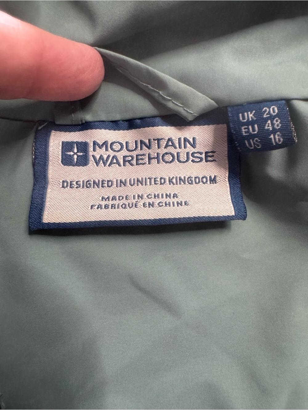 Women's Light Green Waterproof Jacket